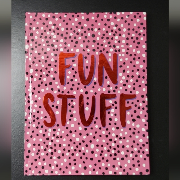 The Fun Stuff Pink Notebook - Picture 1 of 5